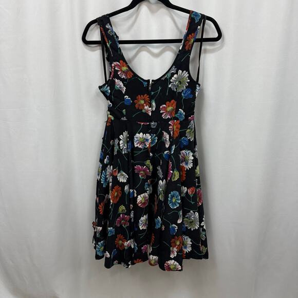 Anthropologie Moulinette Soeurs Astere Everywhere 3D Dress Floral Black 0 - Picture 6 of 8